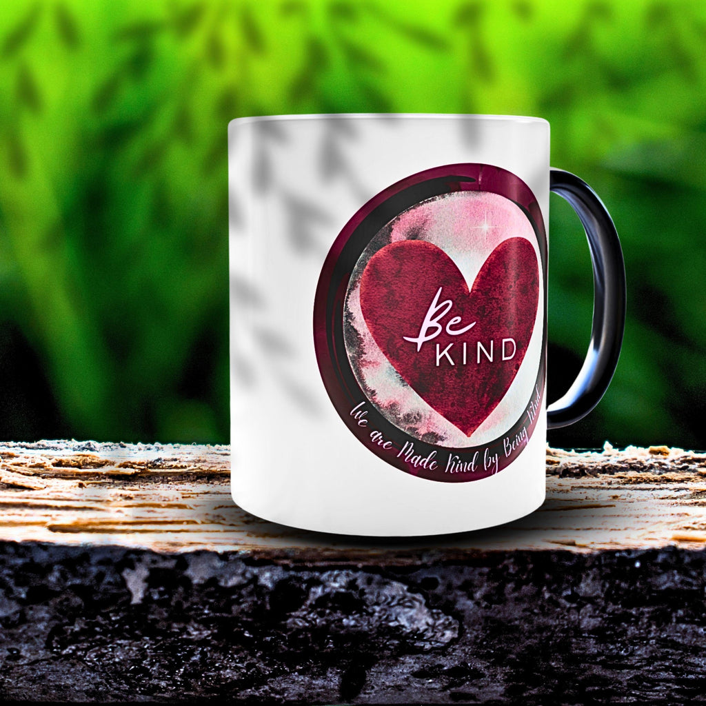 Color Morphing Kindness Mug: Positive Affirmation Heart Design