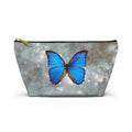 Butterfly Print Accessory Pouch, Cosmetic Bag, Butterfly Lover Gift, Travel Organizer, Nature Inspired Accessories, Art Supplies Pouch
