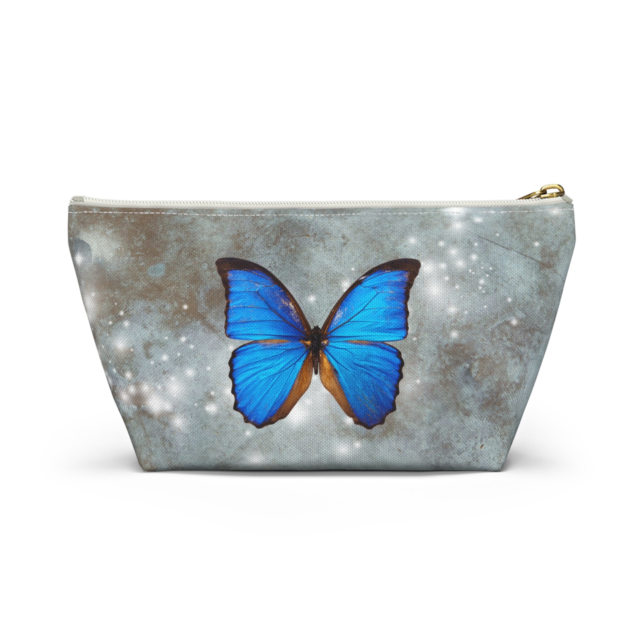 Butterfly Print Accessory Pouch, Cosmetic Bag, Butterfly Lover Gift, Travel Organizer, Nature Inspired Accessories, Art Supplies Pouch
