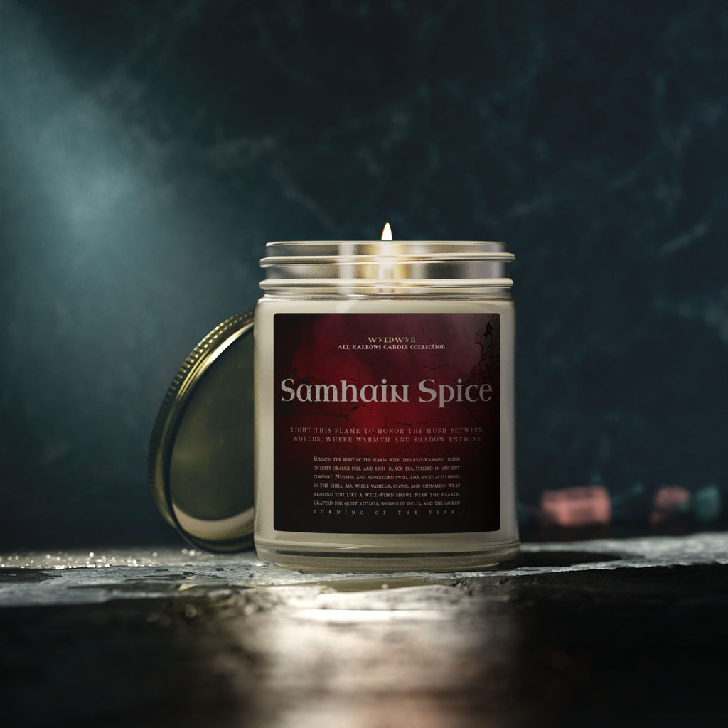 Scented Candle Samhain Spice — Coconut Apricot Wax  9 oz