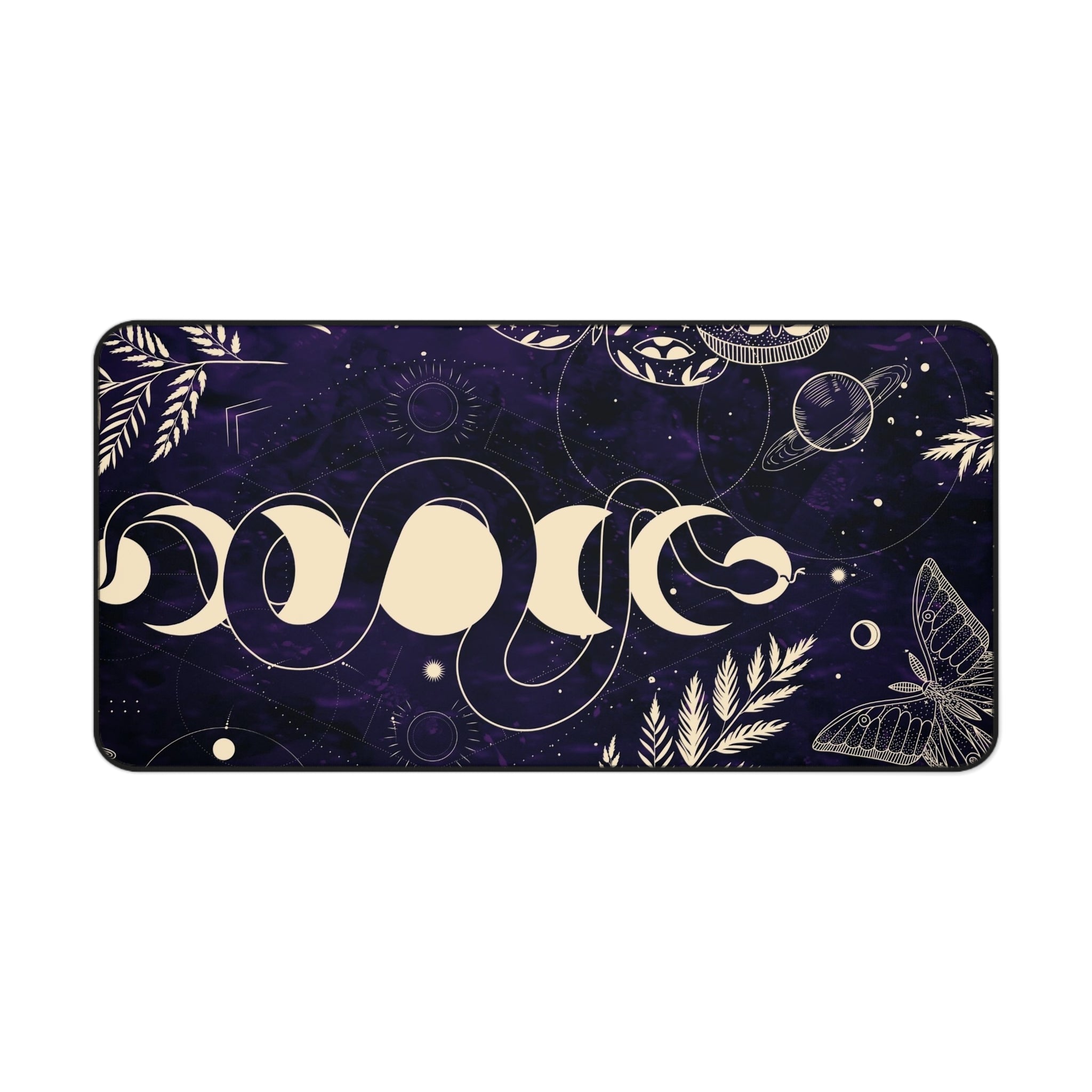 Cosmic Nature Desk Mat - Starry Landscape Mouse Pad, Astrology Gift, Office Decor, Aesthetic Home Office Accessories, Workspace Essential