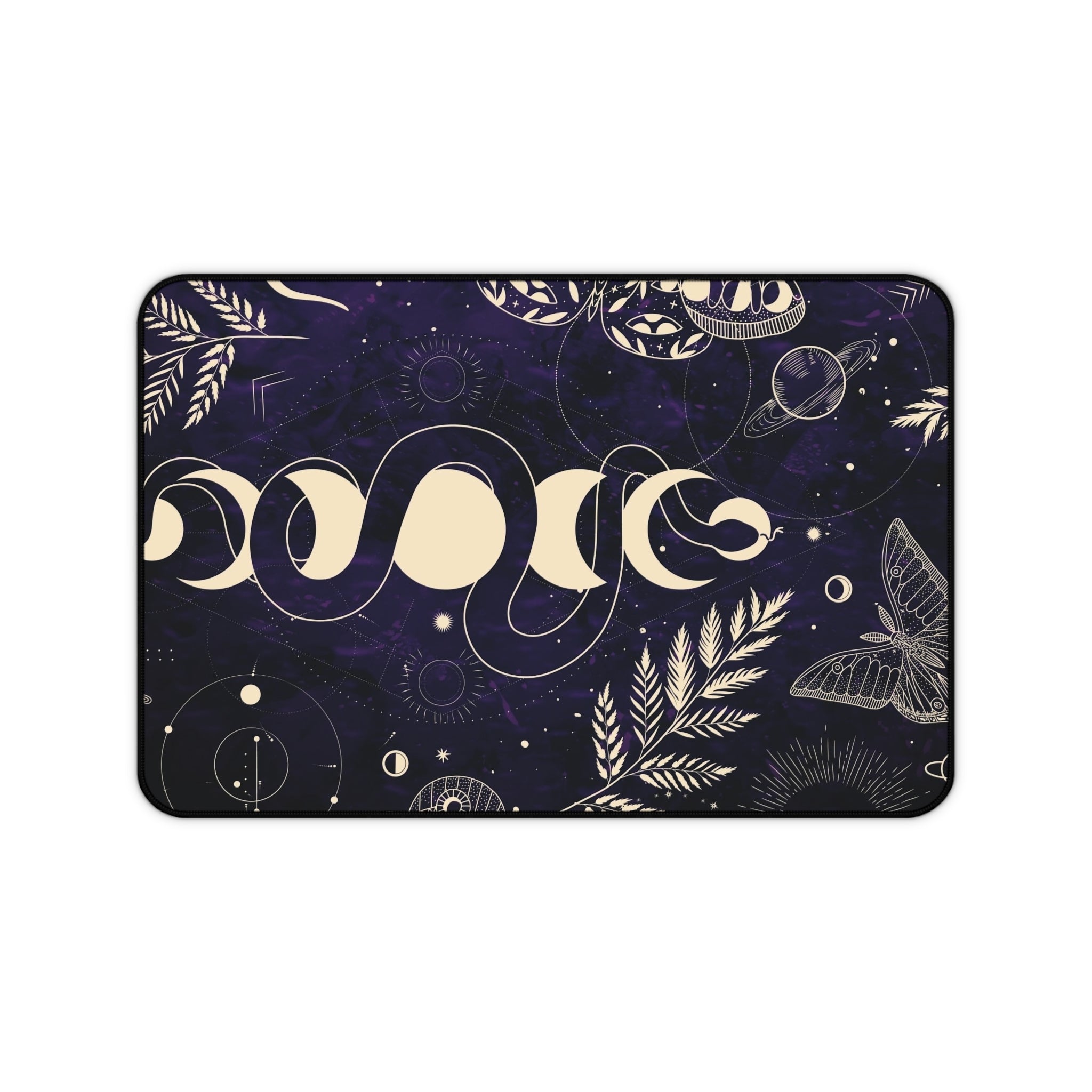 Cosmic Nature Desk Mat - Starry Landscape Mouse Pad, Astrology Gift, Office Decor, Aesthetic Home Office Accessories, Workspace Essential