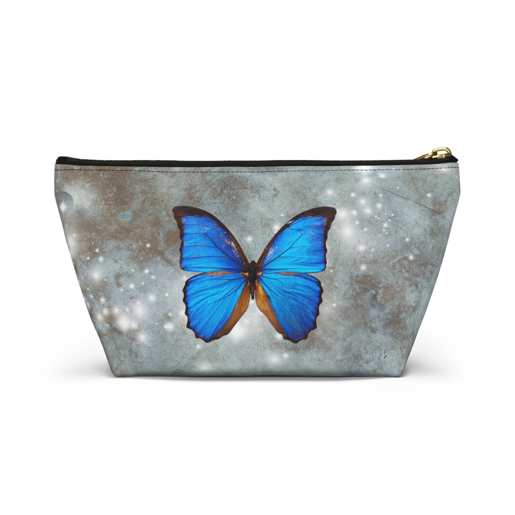 Butterfly Print Accessory Pouch, Cosmetic Bag, Butterfly Lover Gift, Travel Organizer, Nature Inspired Accessories, Art Supplies Pouch