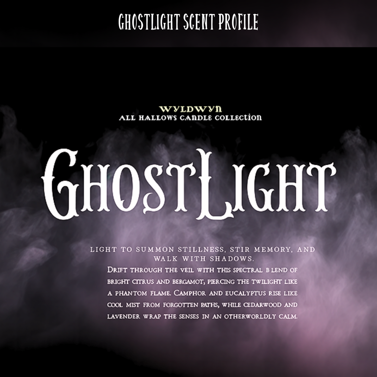 GhostLight Coconut Apricot Lavender Scented Candle — (9oz)