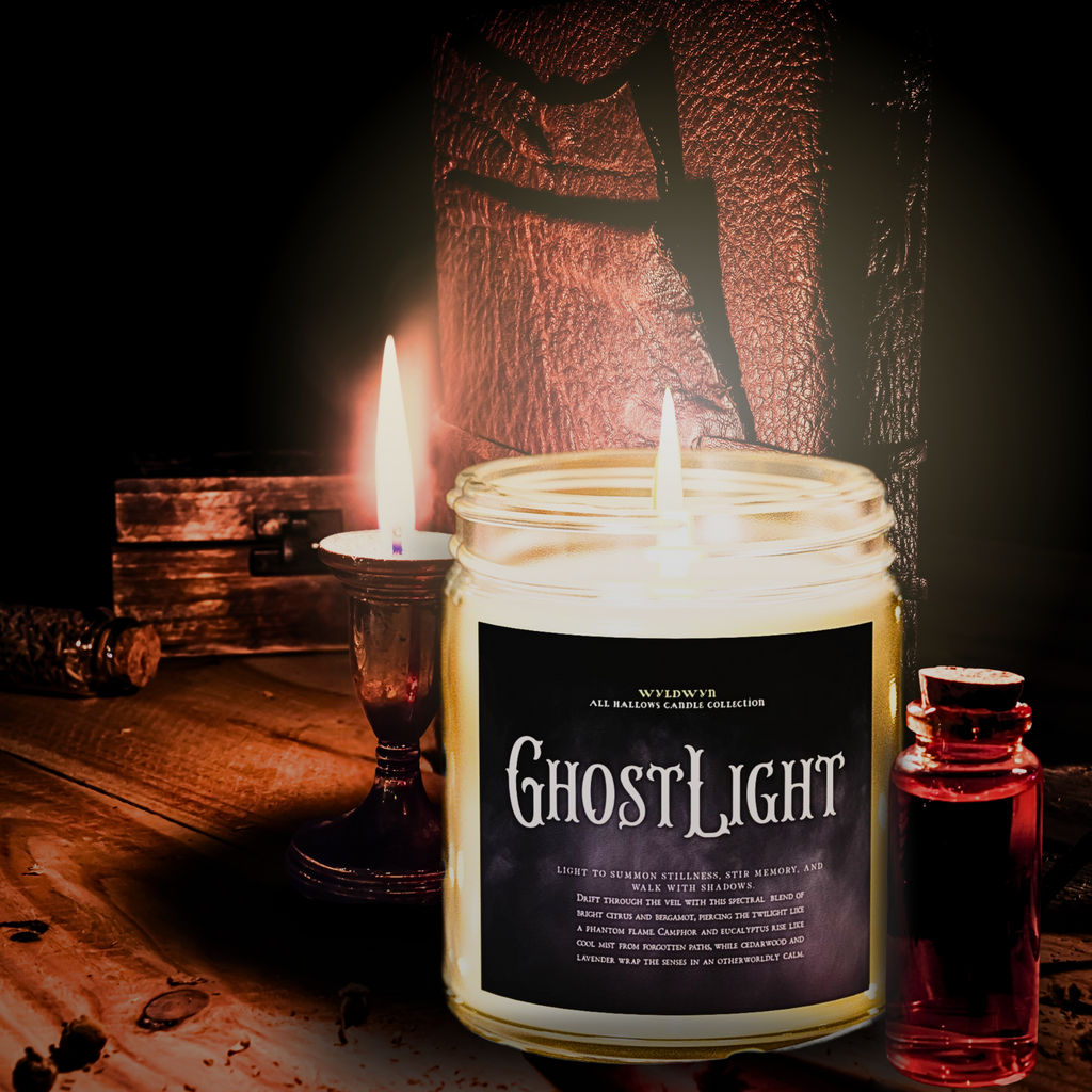 GhostLight Coconut Apricot Lavender Scented Candle — (9oz)