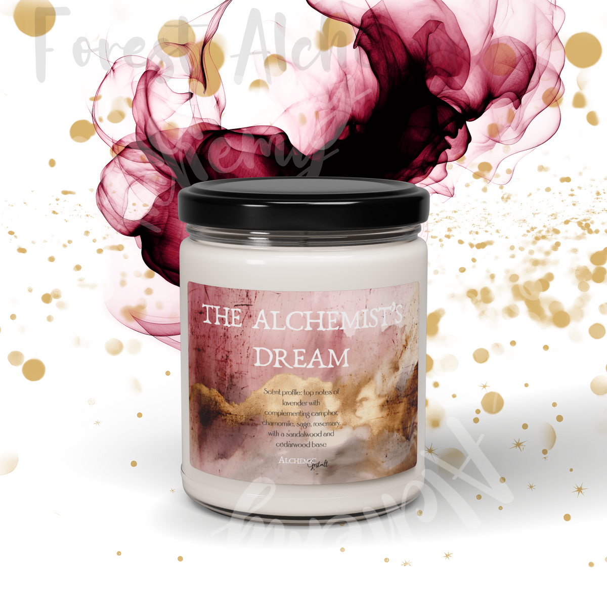 The Alchemist's Dream Soy Candle — 9oz Scented Jar Candle (Relaxing Aromatherapy Gift)