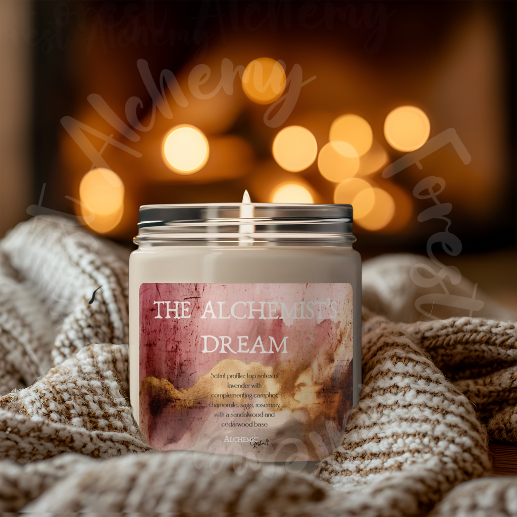The Alchemist's Dream Soy Candle — 9oz Scented Jar Candle (Relaxing Aromatherapy Gift)