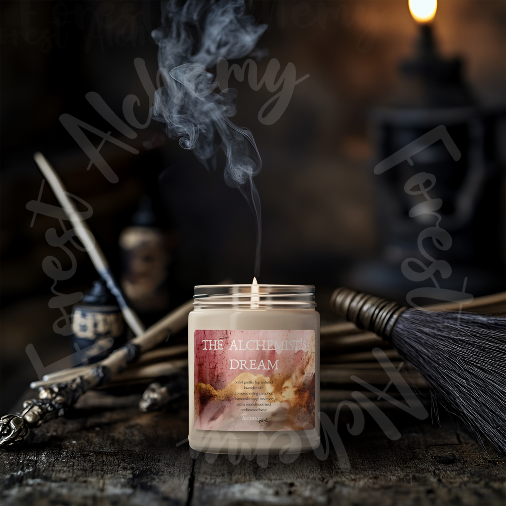 The Alchemist's Dream Soy Candle — 9oz Scented Jar Candle (Relaxing Aromatherapy Gift)