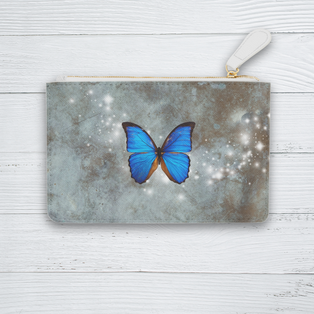 Accessory Pouch: Blue Butterfly Twinkles