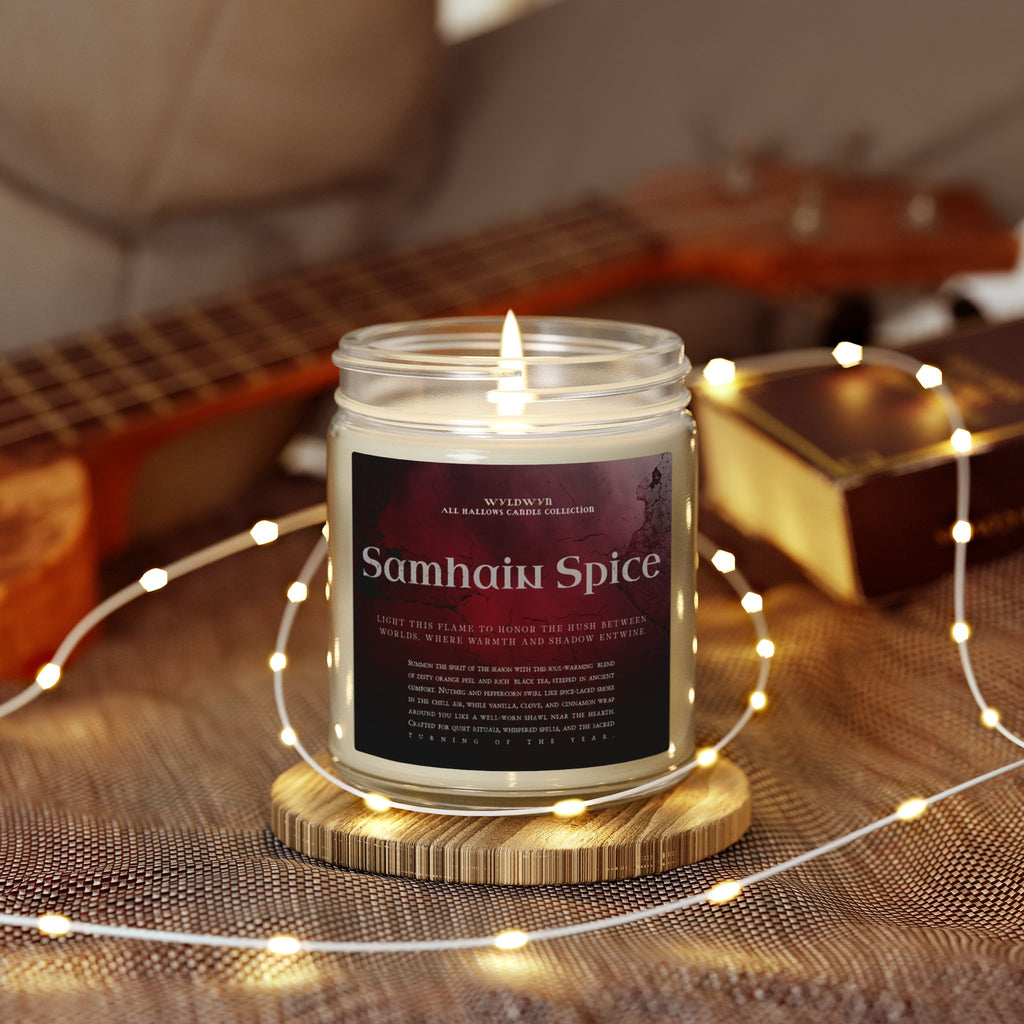 Scented Candle Samhain Spice — Coconut Apricot Wax  9 oz