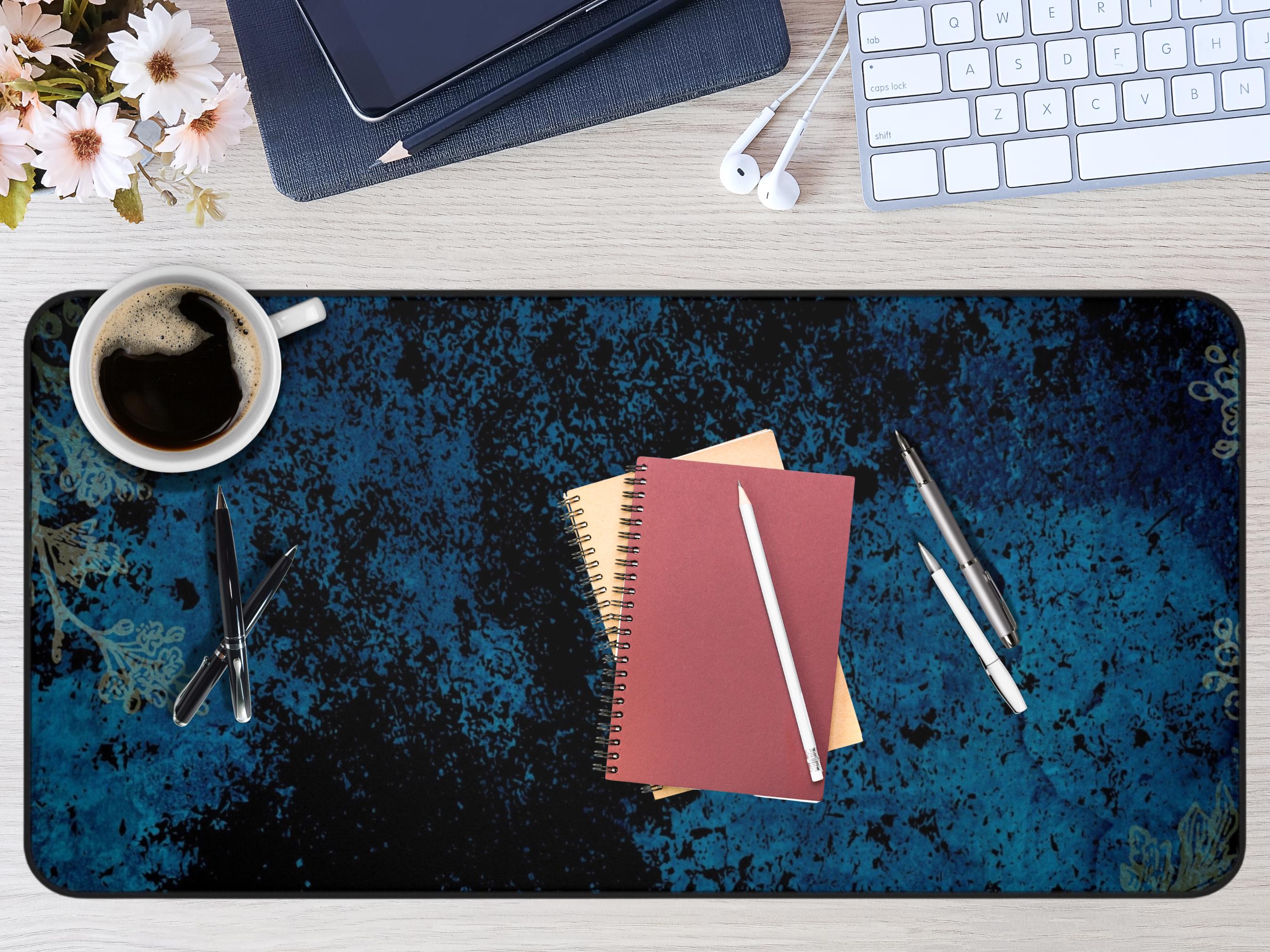 Celestial Desk Mat: Cosmic Space Design, Home Office Decor