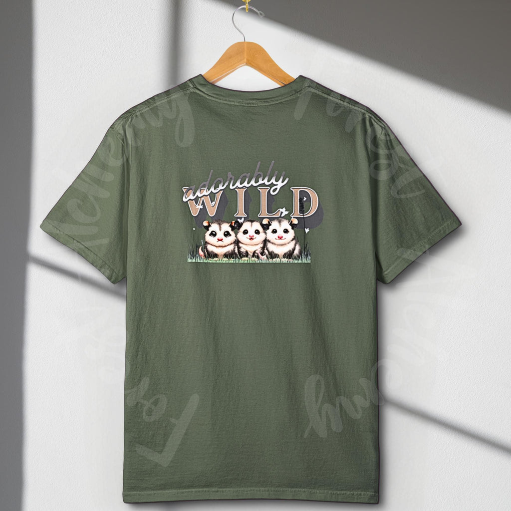 Opossum Tee: Adorably Wild Joey Graphic, 100% Cotton Unisex Shirt