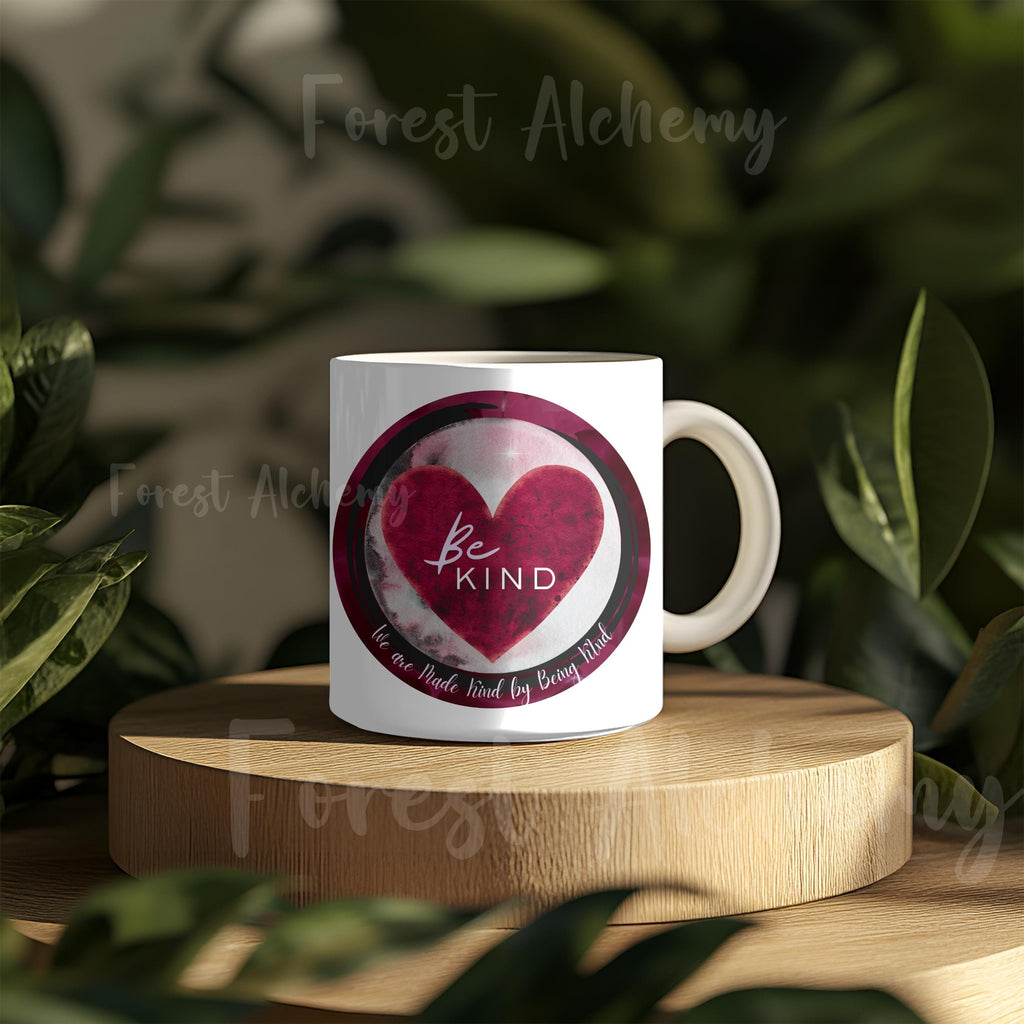 Color Morphing Kindness Mug: Positive Affirmation Heart Design