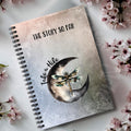 Moon and Dragonfly Journal: Mystical Writing Companion, 118 Ruled Pages