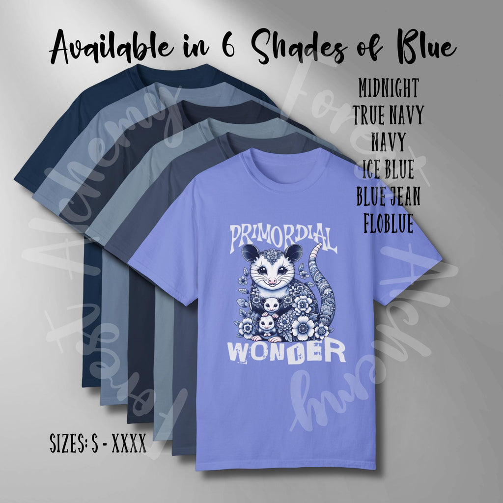 Adorable Opossum Comfort Colors T-shirt: Primordial Wonder Design