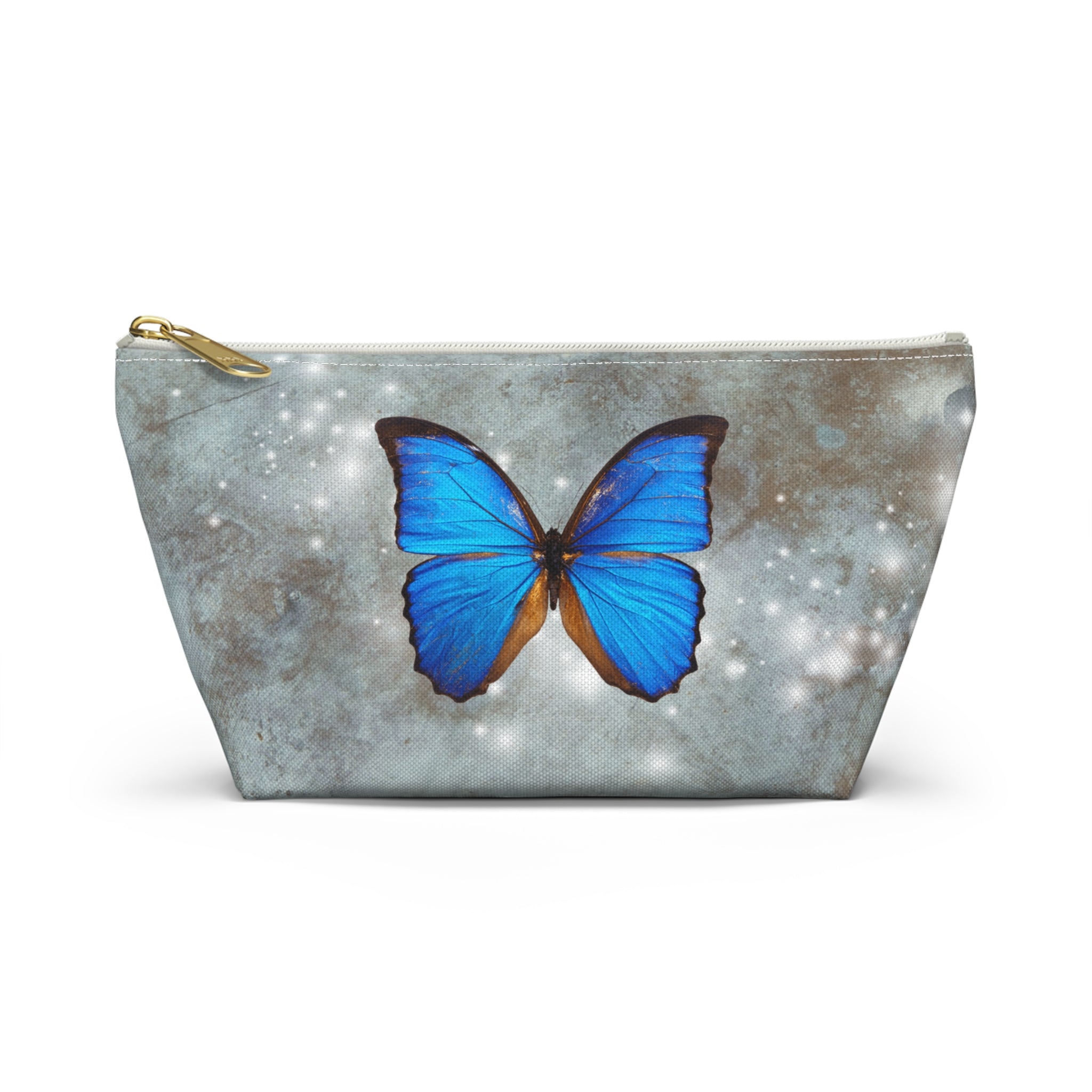 Butterfly Print Accessory Pouch, Cosmetic Bag, Butterfly Lover Gift, Travel Organizer, Nature Inspired Accessories, Art Supplies Pouch