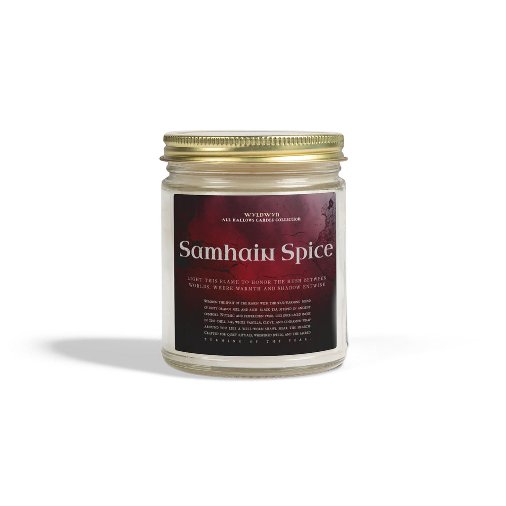 Scented Candle Samhain Spice — Coconut Apricot Wax  9 oz