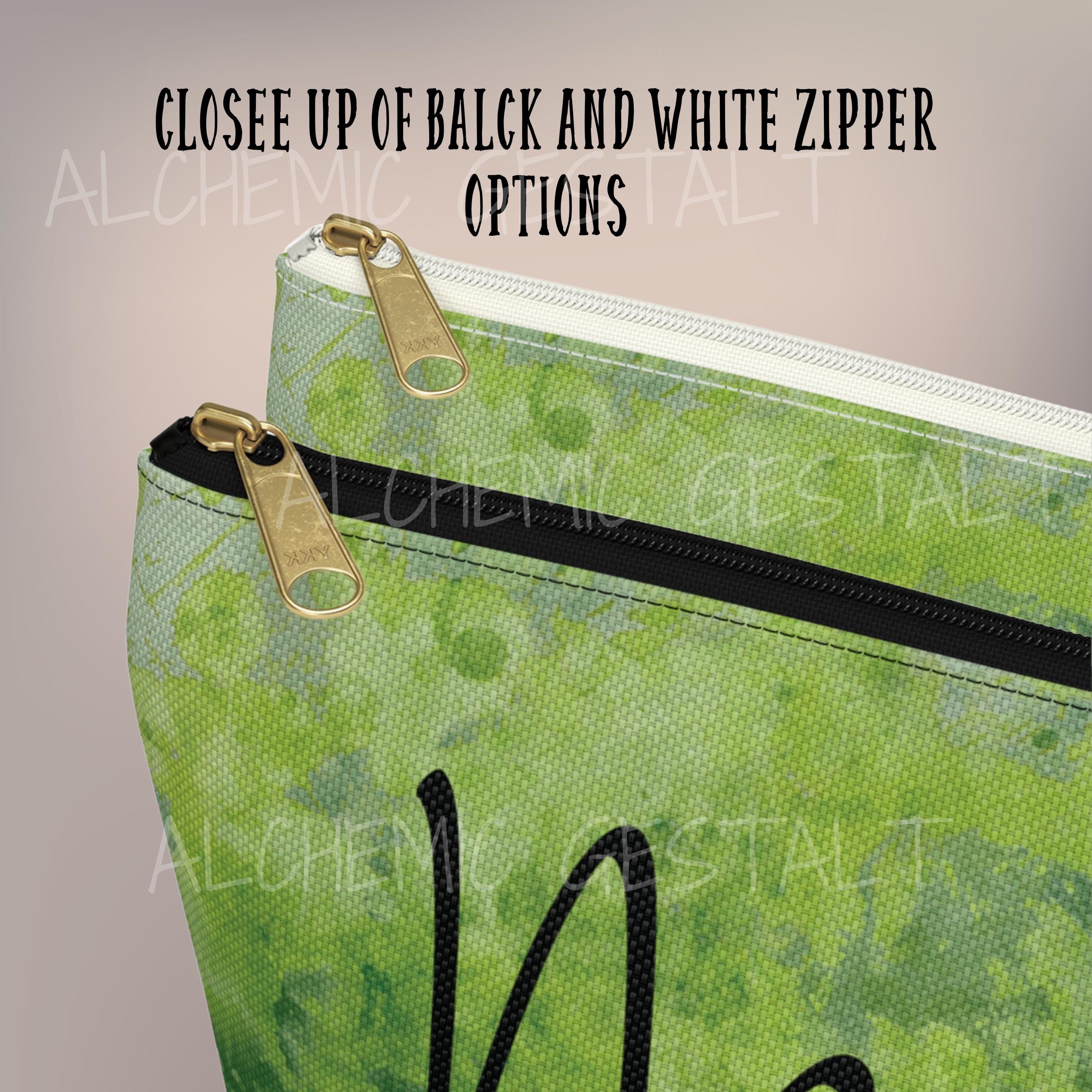 Own Your Magic Accessory Pouch | Forest-Inspired Zipper Bag | Complements LIme Green Weekender Bag