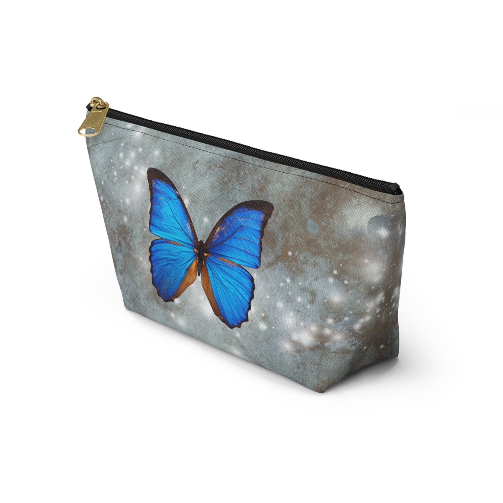 Butterfly Print Accessory Pouch, Cosmetic Bag, Butterfly Lover Gift, Travel Organizer, Nature Inspired Accessories, Art Supplies Pouch