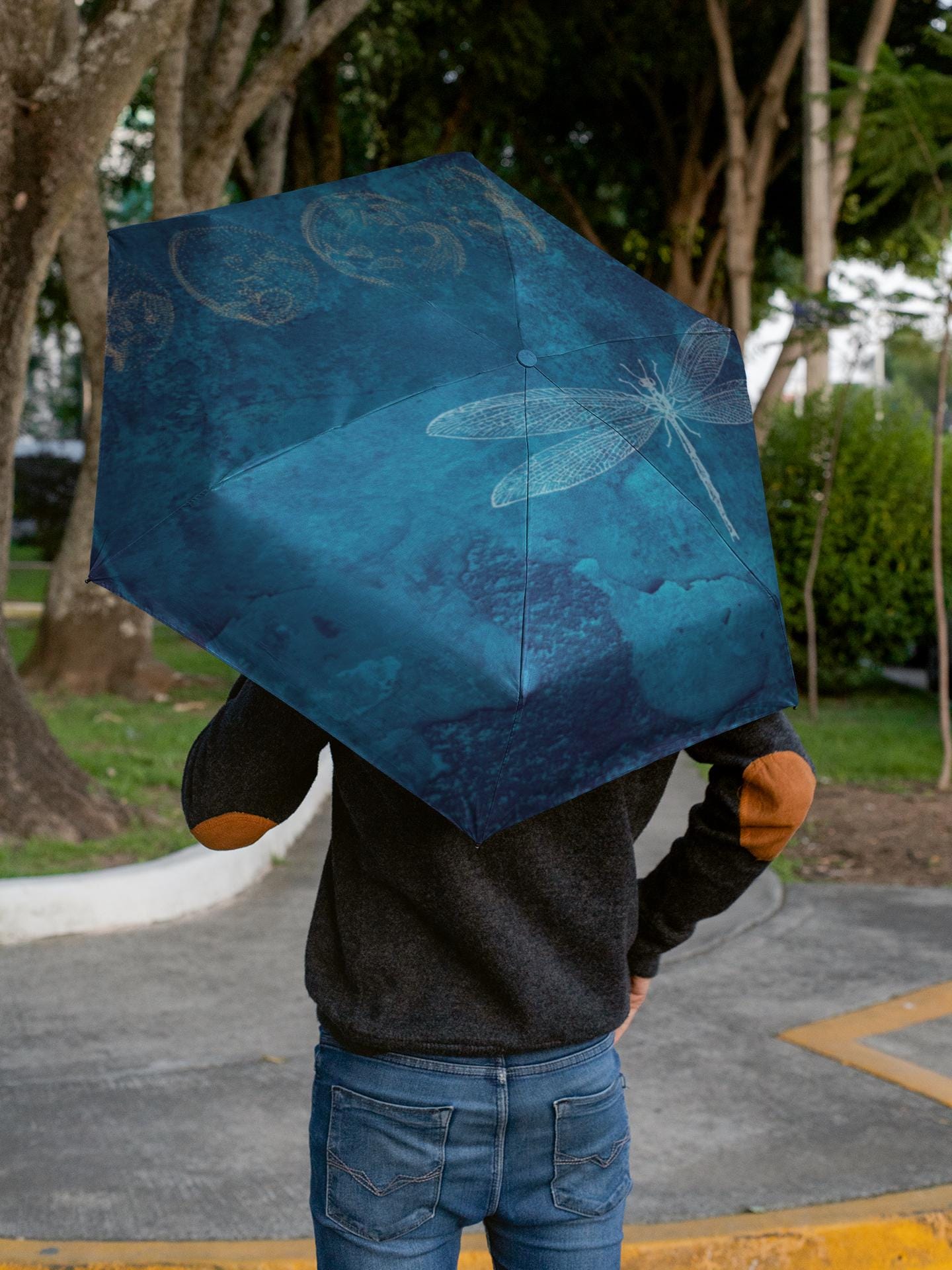 Forest Alchemy Collection Compact Foldable Travel Umbrella