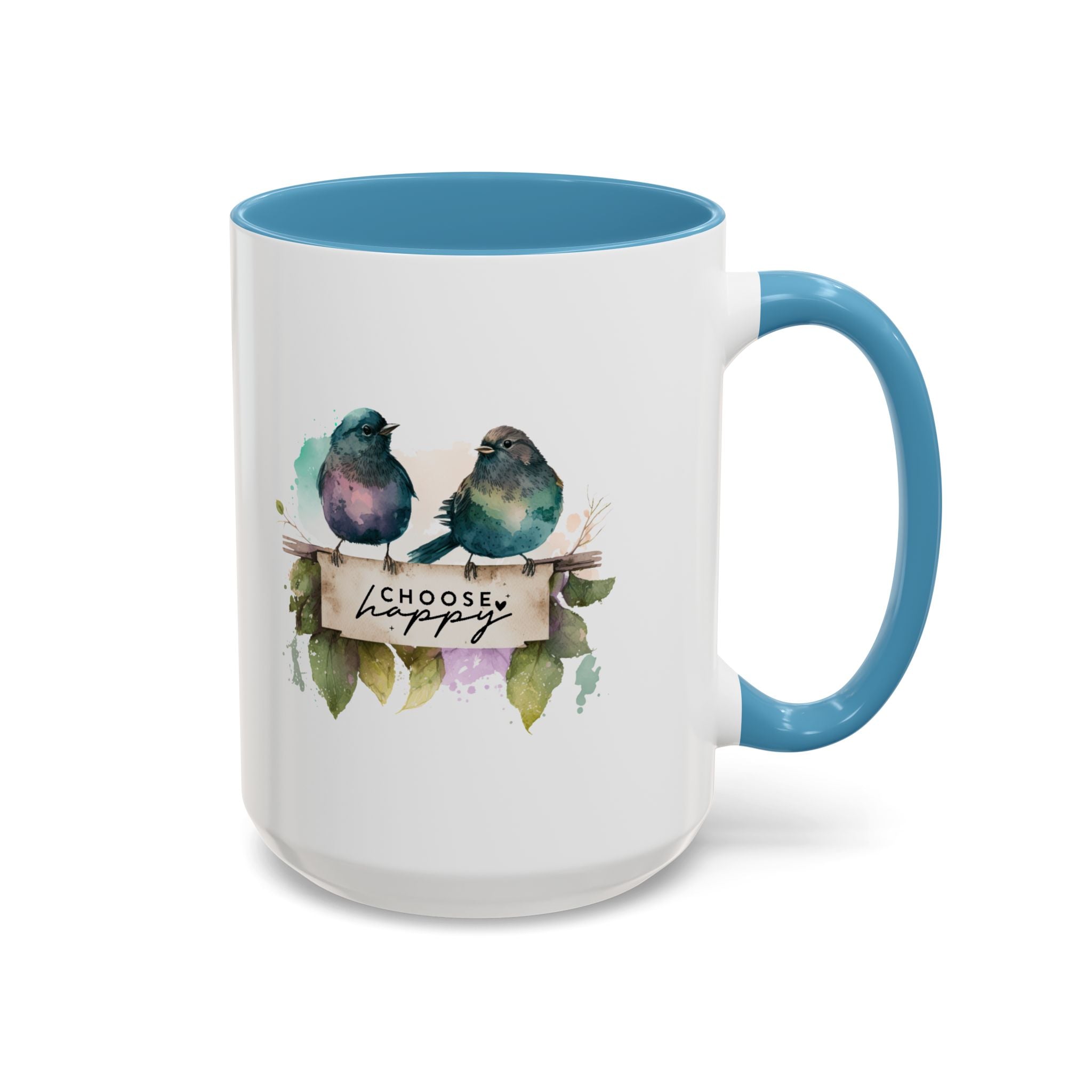 Choose Happy Coffee Mug | Inspirational Mug, Cute Bird Design, Gift for Nature Lovers, Perfect for Friends and Family
