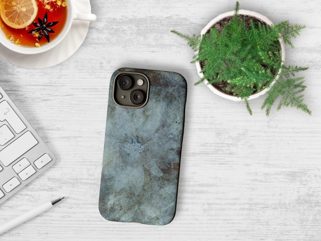 Abstract Floral Phone Case: Tough Protection, Wireless Charging