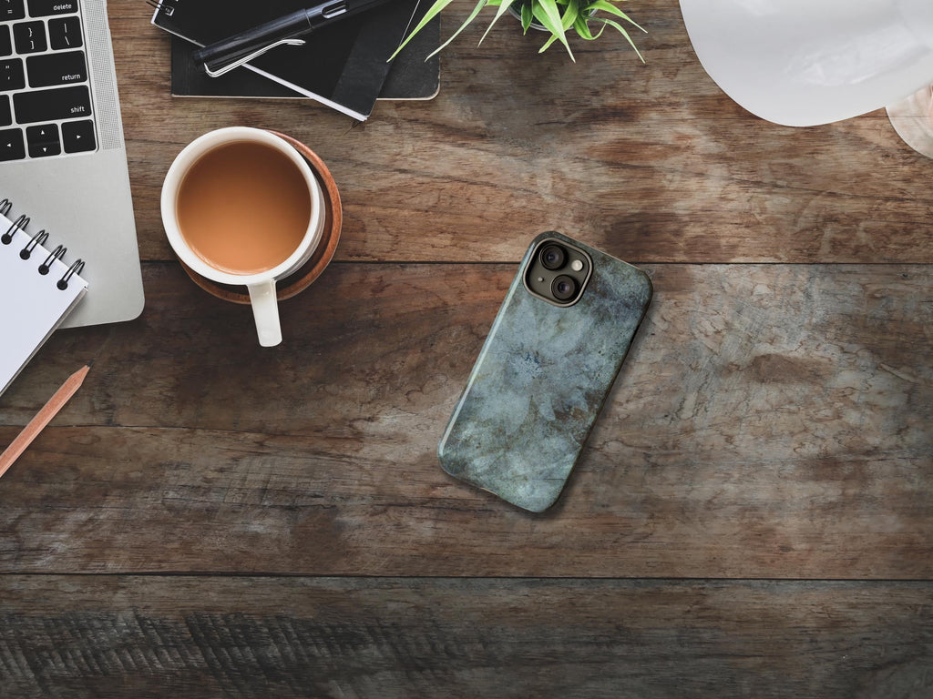 Abstract Floral Phone Case: Tough Protection, Wireless Charging