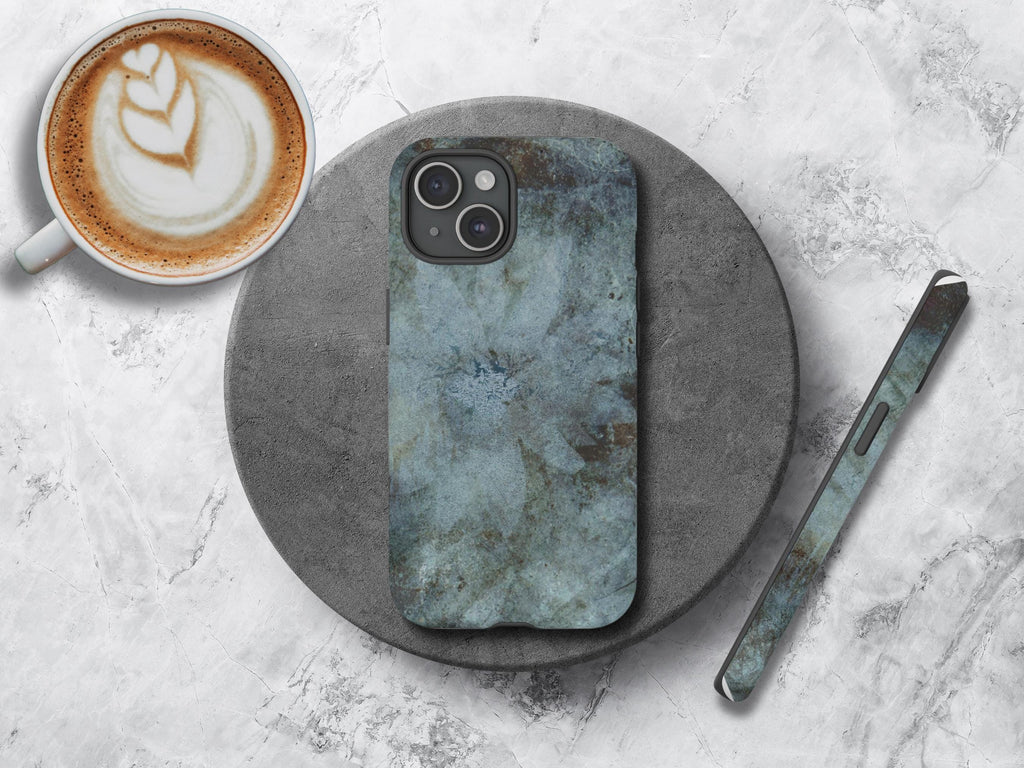 Abstract Floral Phone Case: Tough Protection, Wireless Charging