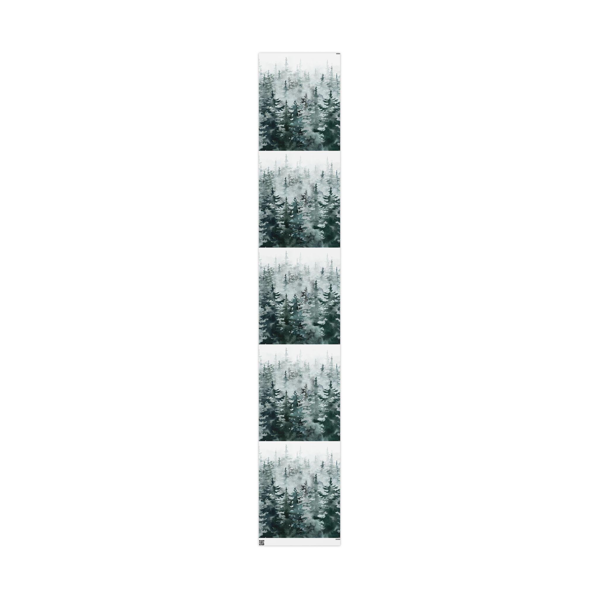 Nature-Inspired Wrapping Paper, Eco-Friendly Gift Wrap for Holidays, Forest Theme, Perfect for Any Occasion, Greenery Decor