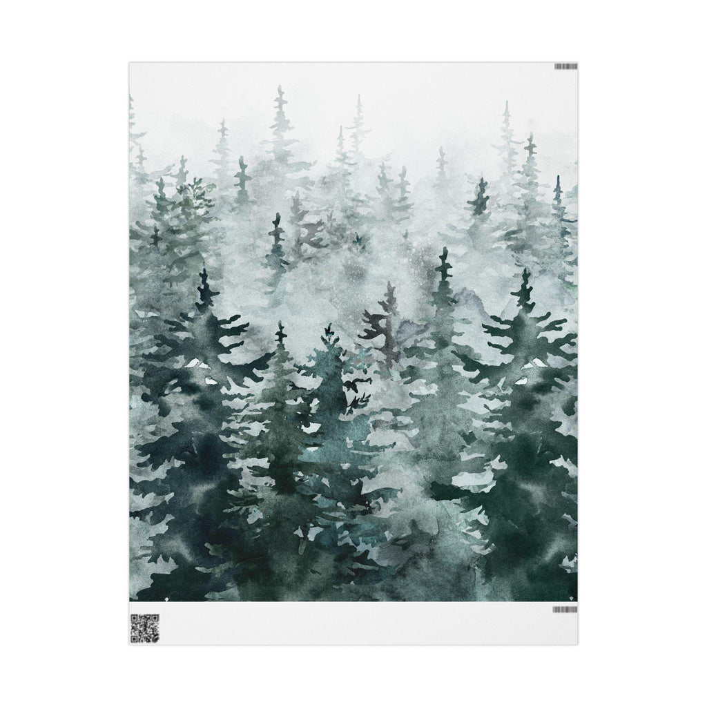 Nature-Inspired Wrapping Paper, Eco-Friendly Gift Wrap for Holidays, Forest Theme, Perfect for Any Occasion, Greenery Decor