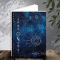 Celestial Alchemy Spiral Notebook • Star Map Journal • 6x8 Lined Pages & Pocket • Cosmic Writing Book