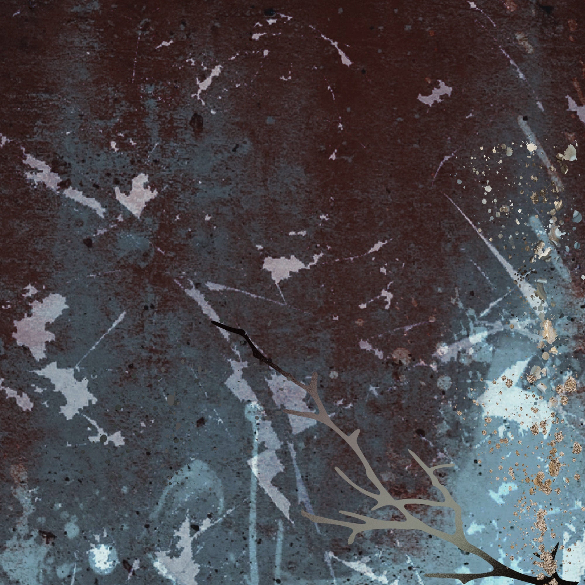 Grunge Texture Digital Paper Pack: Mixed Media Art (Digital Download)