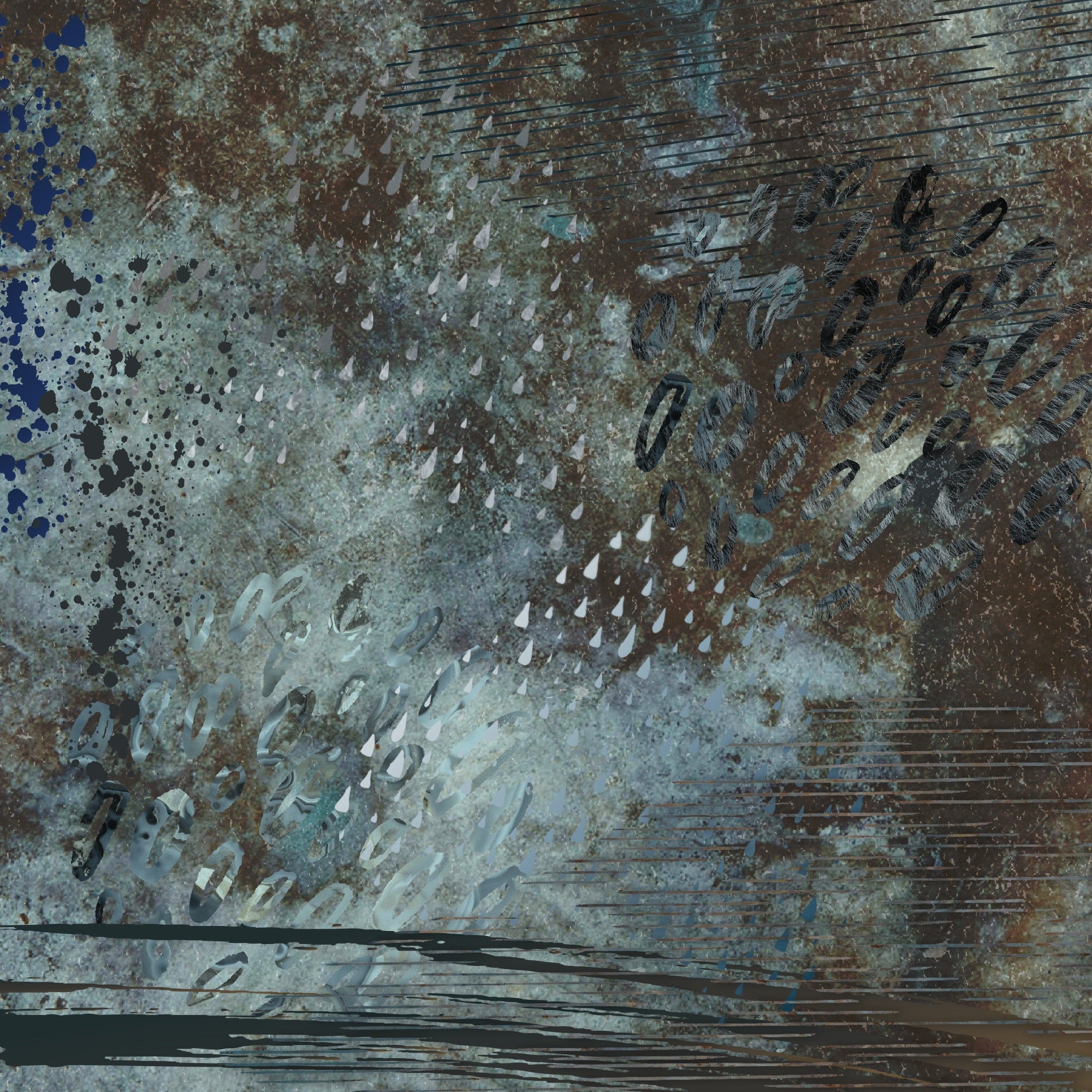 Grunge Texture Digital Paper Pack: Mixed Media Art (Digital Download)