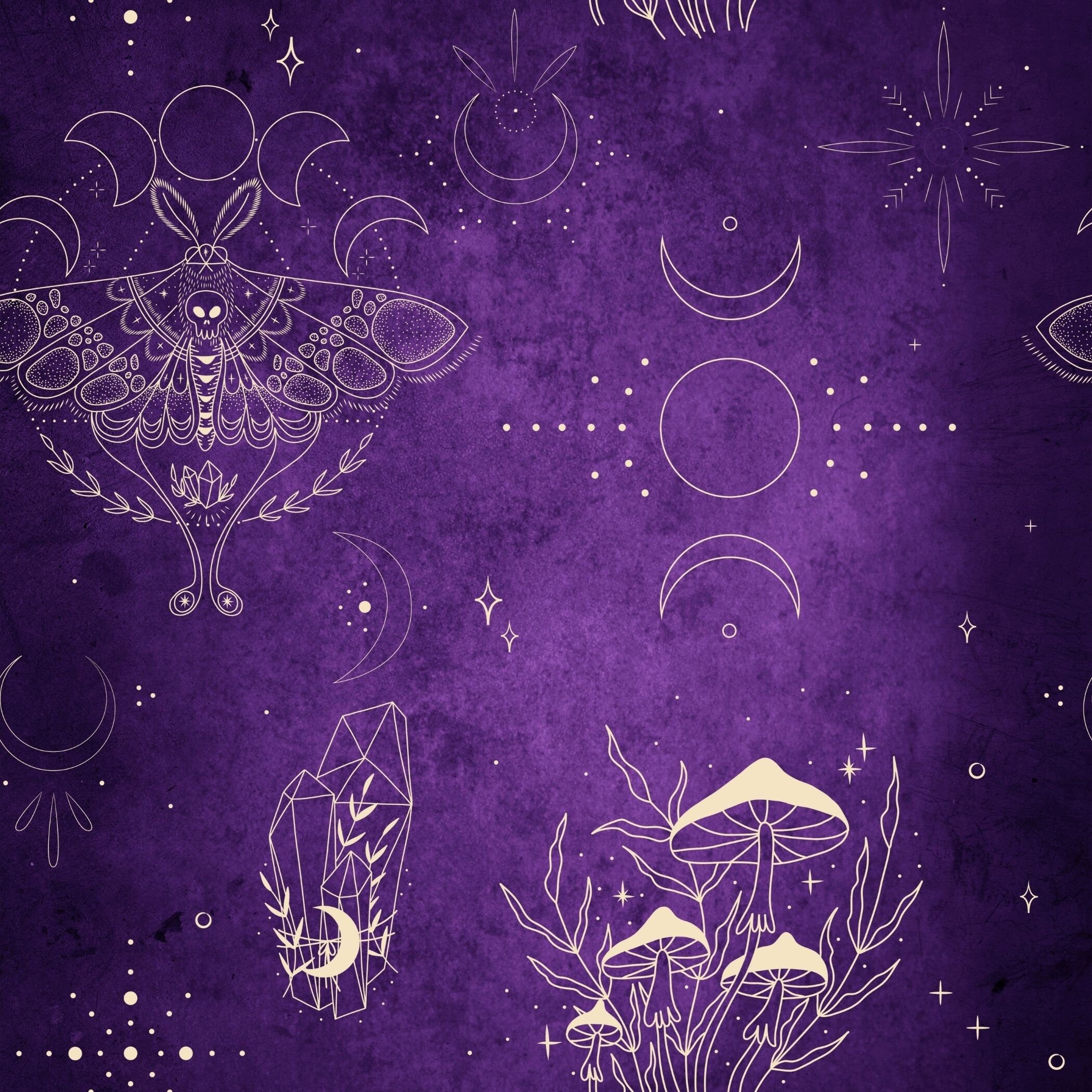 Violet Alchemy Digital Paper Collection: Scrapbook & Collage (Digital Download)
