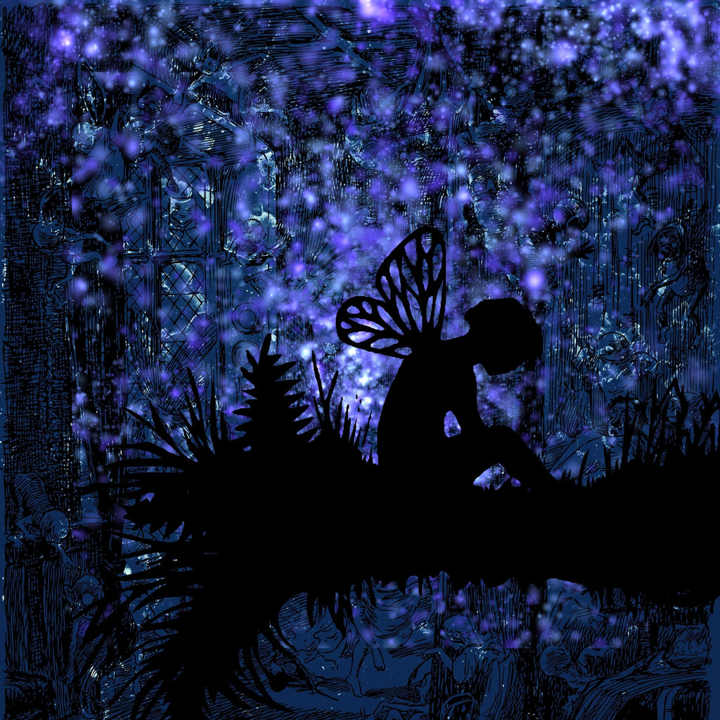 Enchanted Forest Fairies digital paper download
