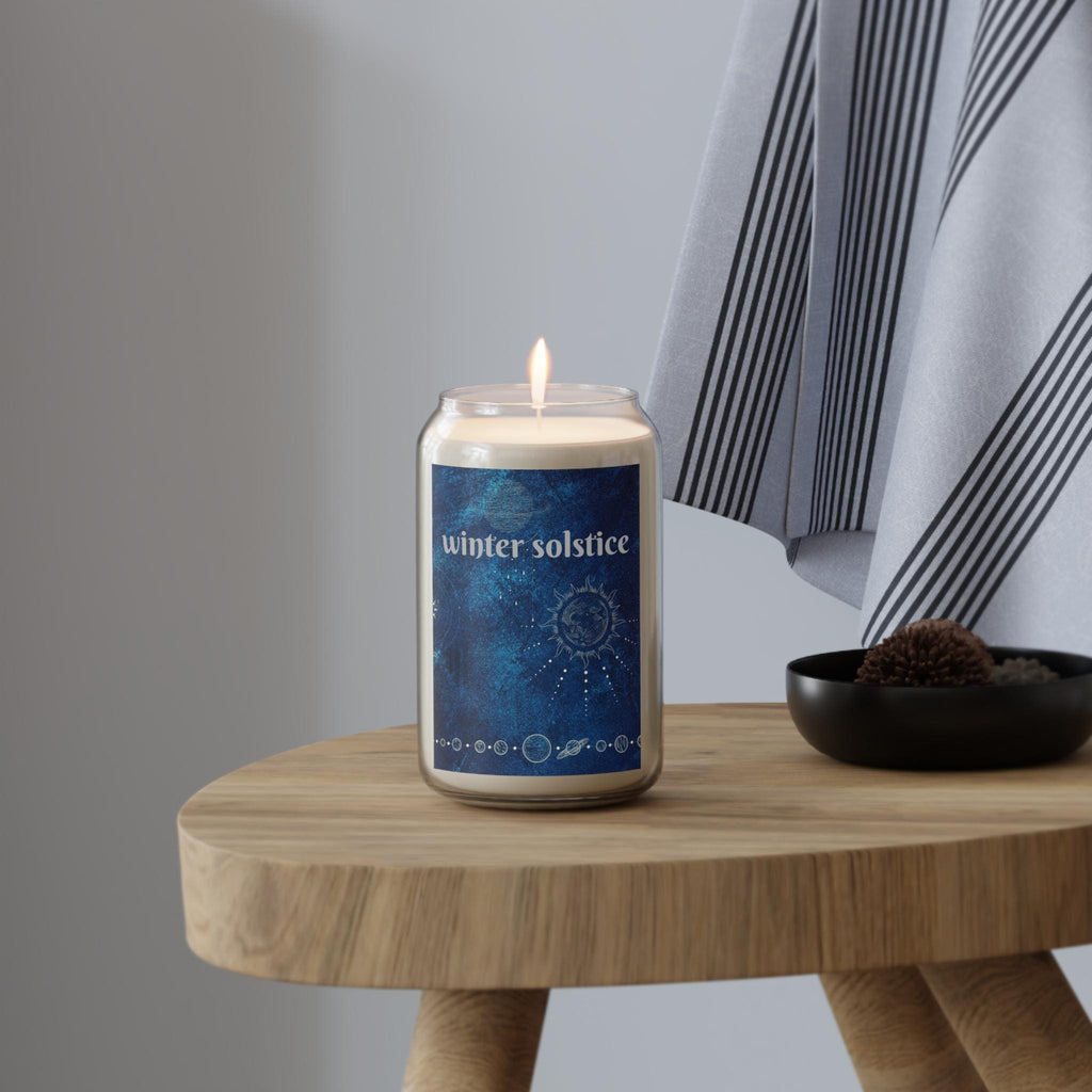 Calm Winter Scented Candle, Winter Solstice - 13.75 oz, Cozy Atmosphere for Home Decor