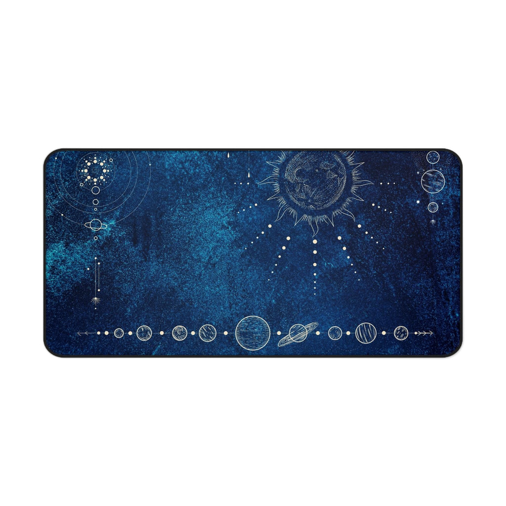 Celestial Desk Mat: Cosmic Space Design, Home Office Decor