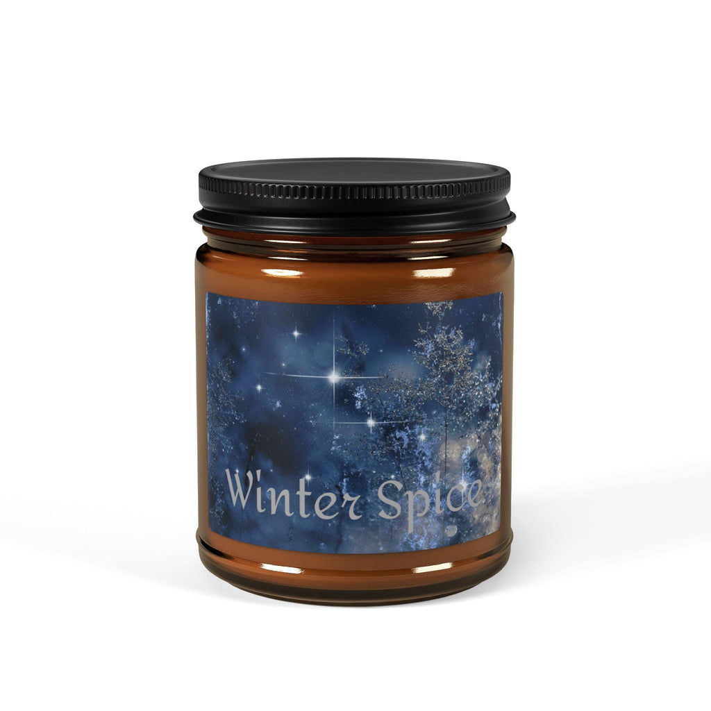 Candle, Winter Spice Scented Soy Candle, Old World Vibe, Holiday Candle, Home Fragrance, Gift for Her, Decorative Candle