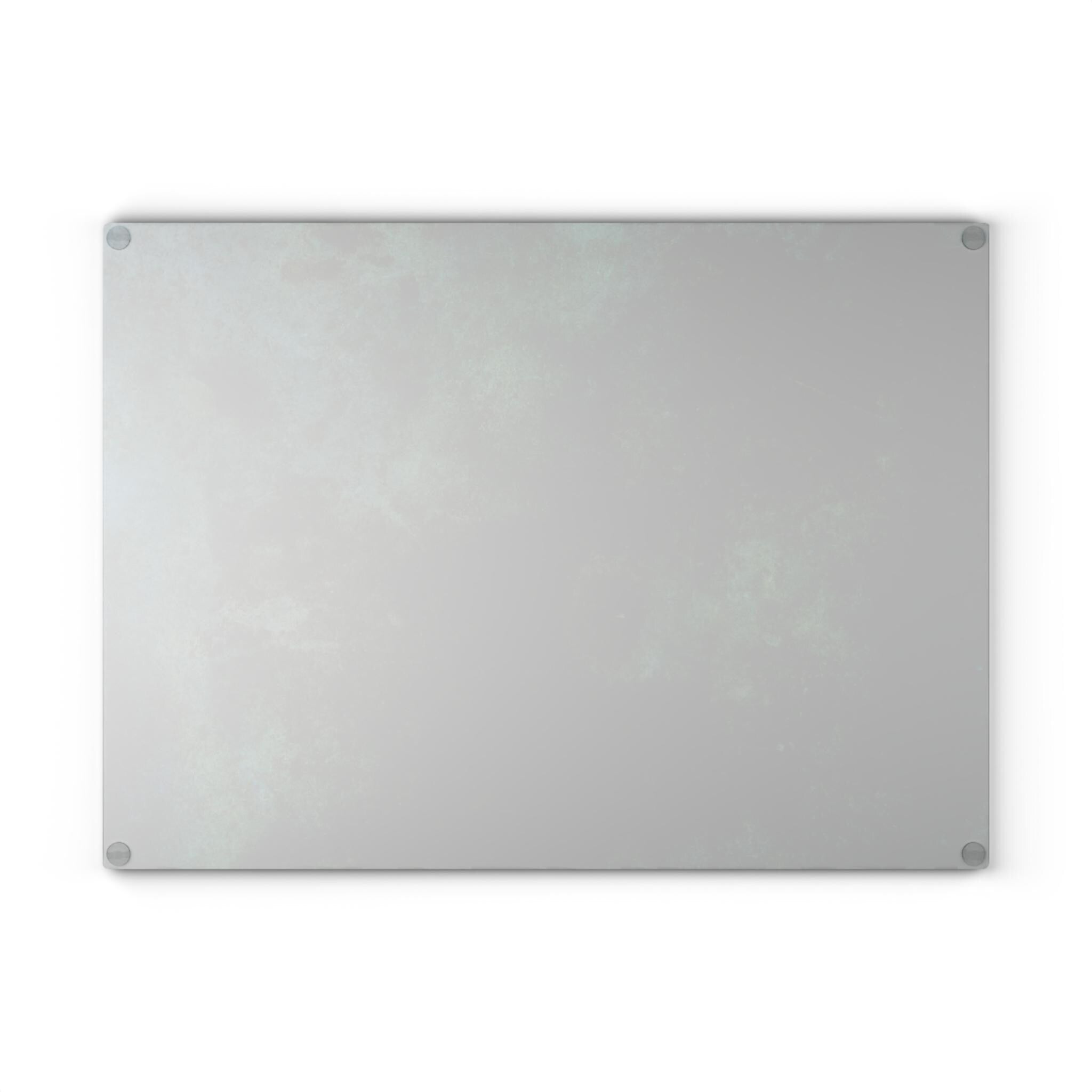 Fossil Look Glass Cutting Board: Deep Green & Blue Kitchen Decor