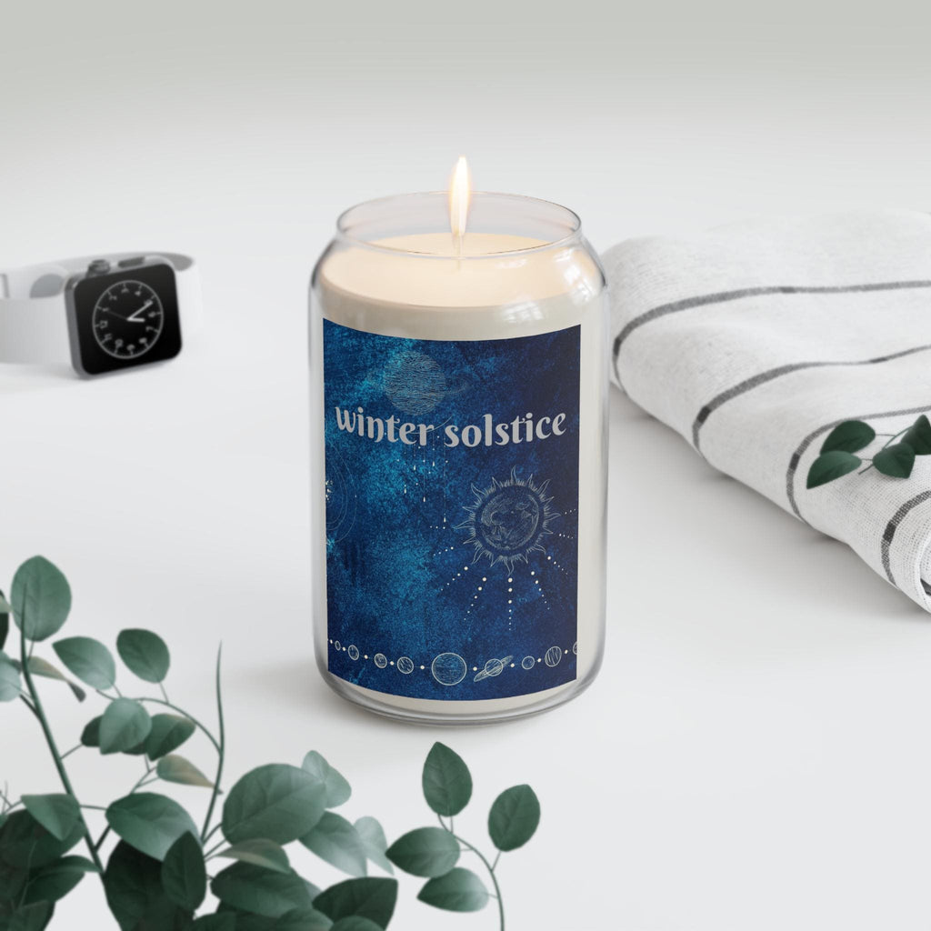 Calm Winter Scented Candle, Winter Solstice - 13.75 oz, Cozy Atmosphere for Home Decor