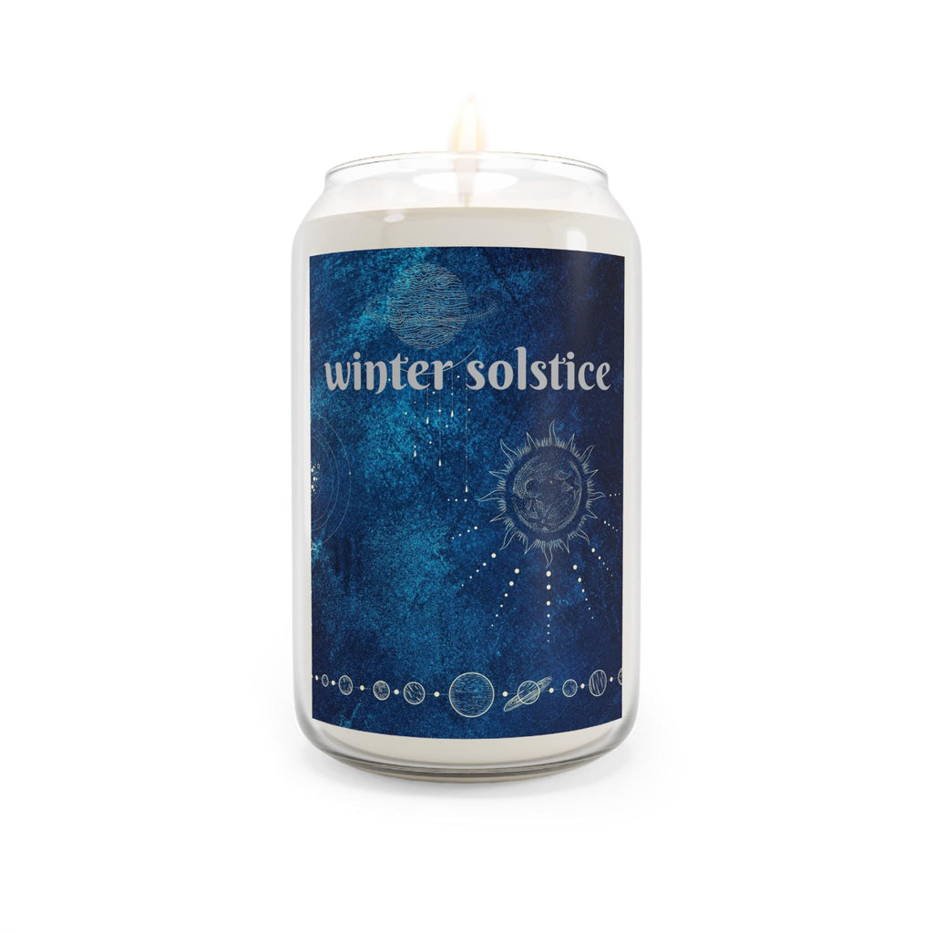 Calm Winter Scented Candle, Winter Solstice - 13.75 oz, Cozy Atmosphere for Home Decor