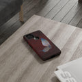 Butterfly Burgundy Tough Case Phone Case, Custom Phone Cover for iPhone Samsung Galaxy Google Pixel, Double Layer Protection