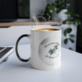 Dragonfly Color Morphing Coffee Mug: Heat-Sensitive Ceramic