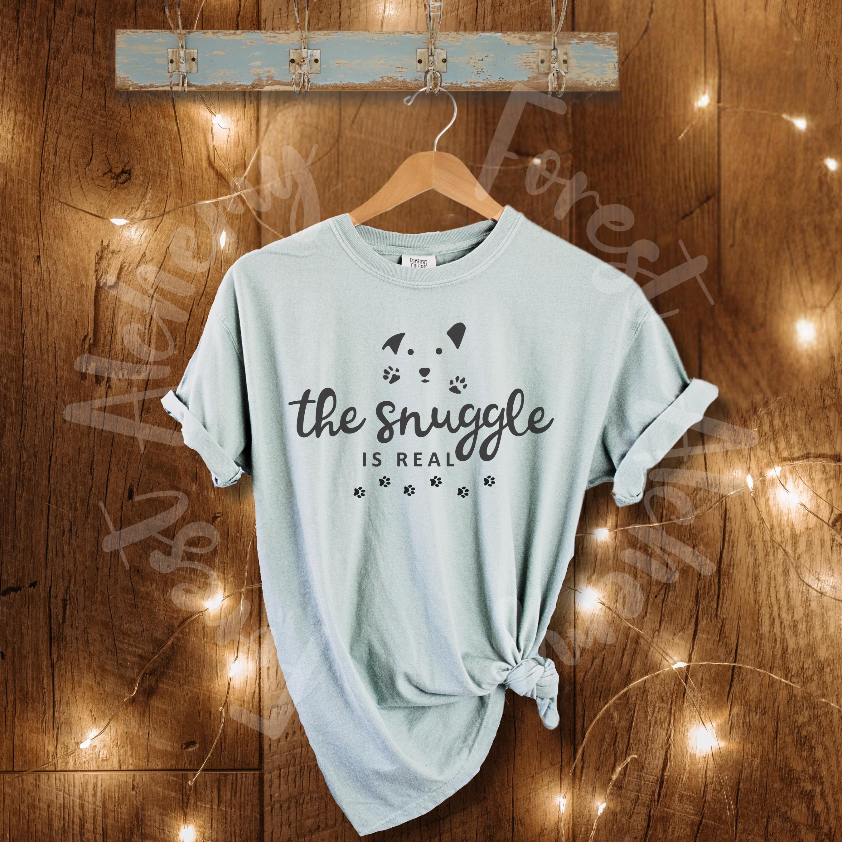 Ultimate Snuggle Factor: The Snuggle is Real Tee in Comfort Colors