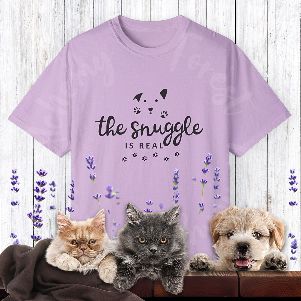 Ultimate Snuggle Factor: The Snuggle is Real Tee in Comfort Colors