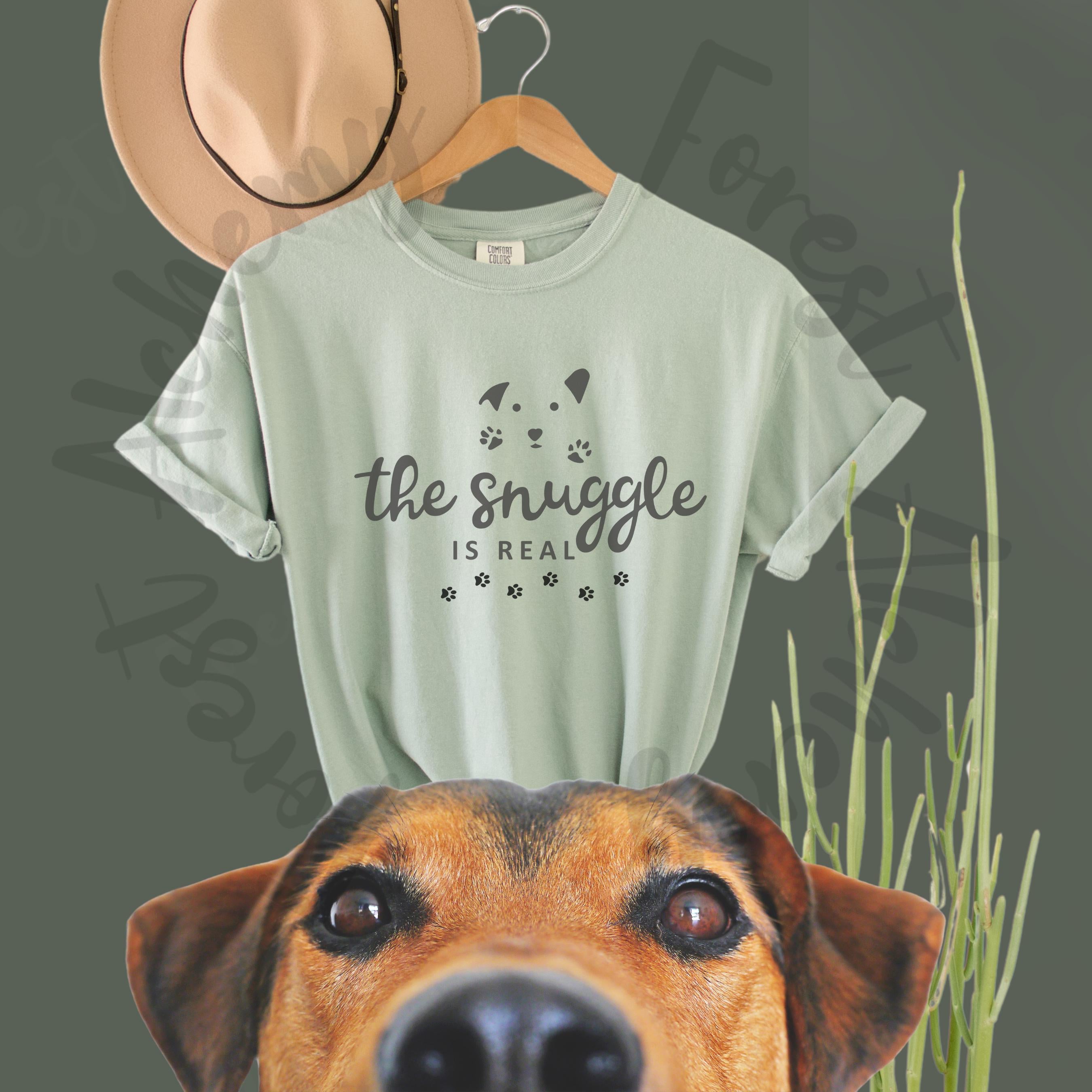 Ultimate Snuggle Factor: The Snuggle is Real Tee in Comfort Colors