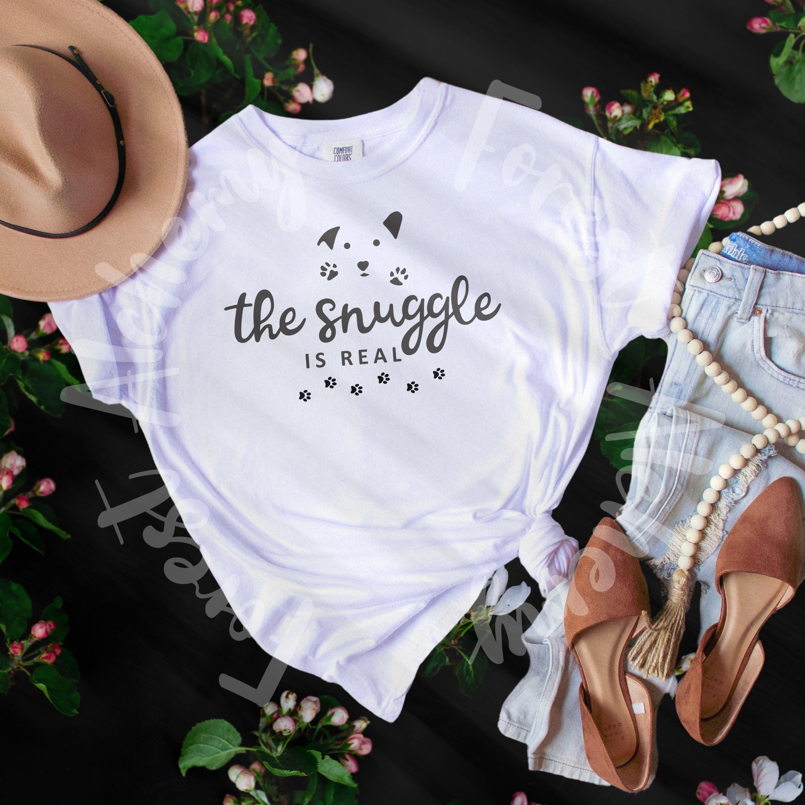 Ultimate Snuggle Factor: The Snuggle is Real Tee in Comfort Colors