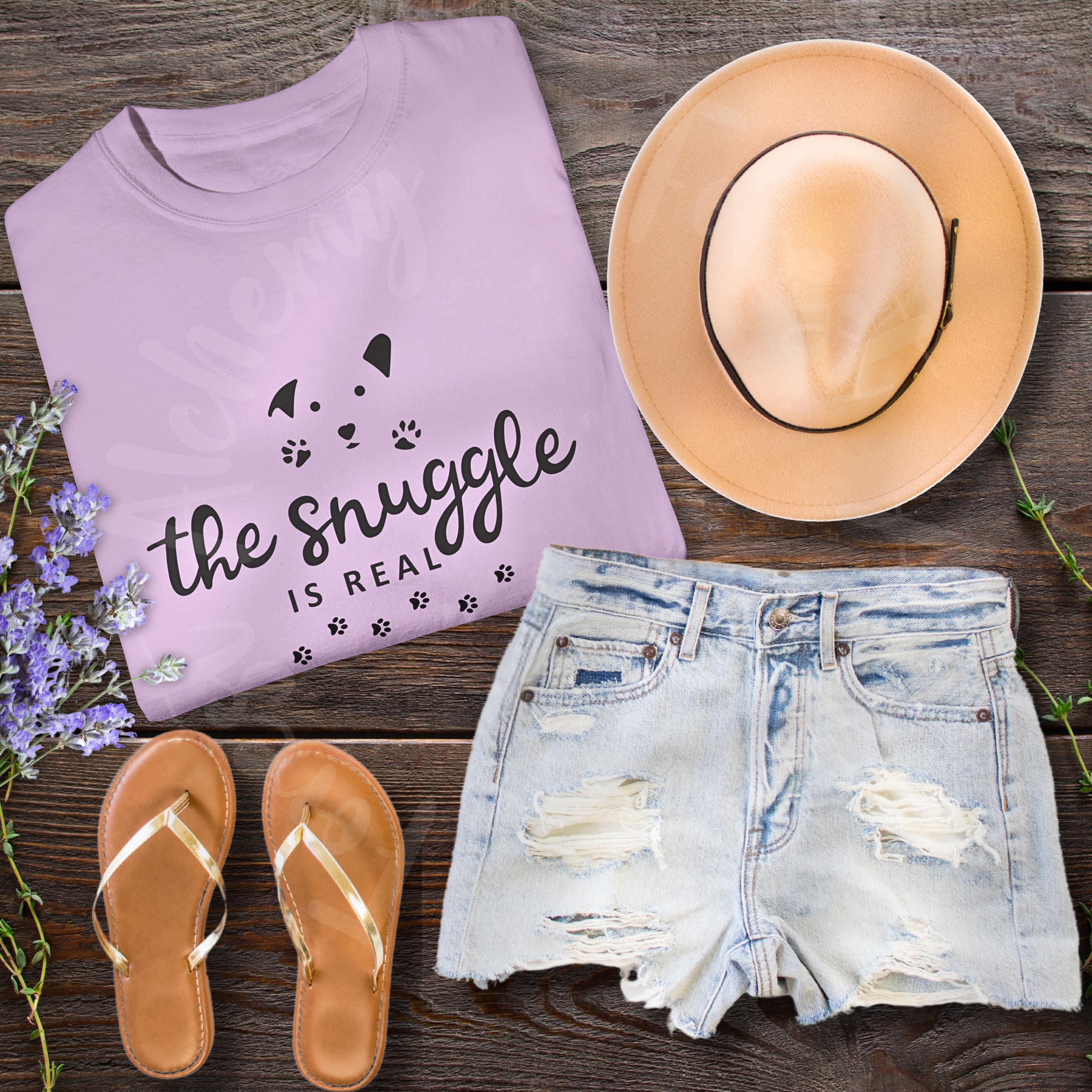 Ultimate Snuggle Factor: The Snuggle is Real Tee in Comfort Colors